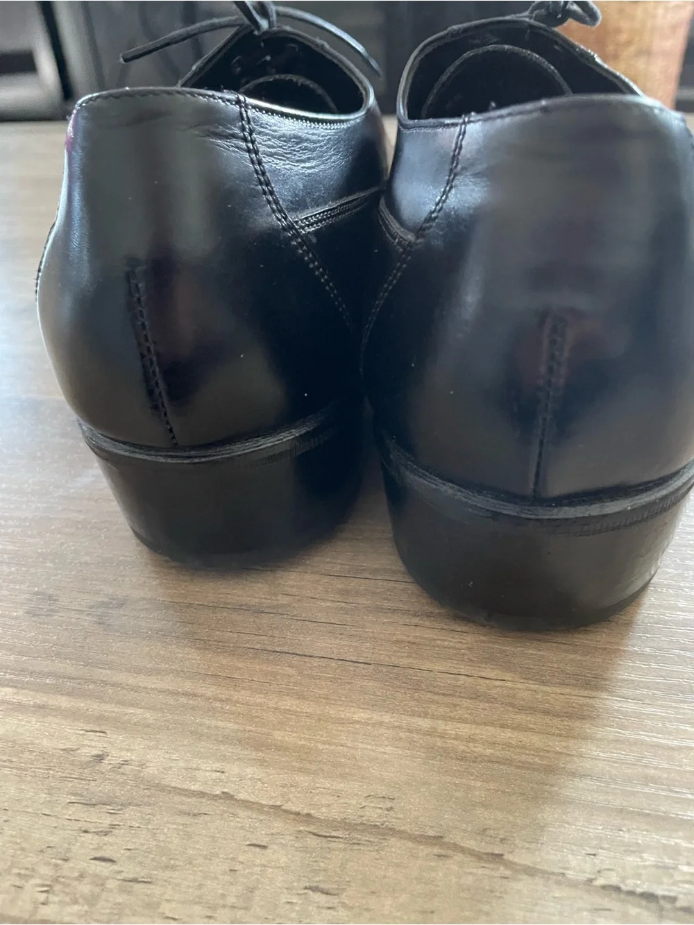Florsheim classic black leather upper Oxfords lace up dress shoes D-170170-01